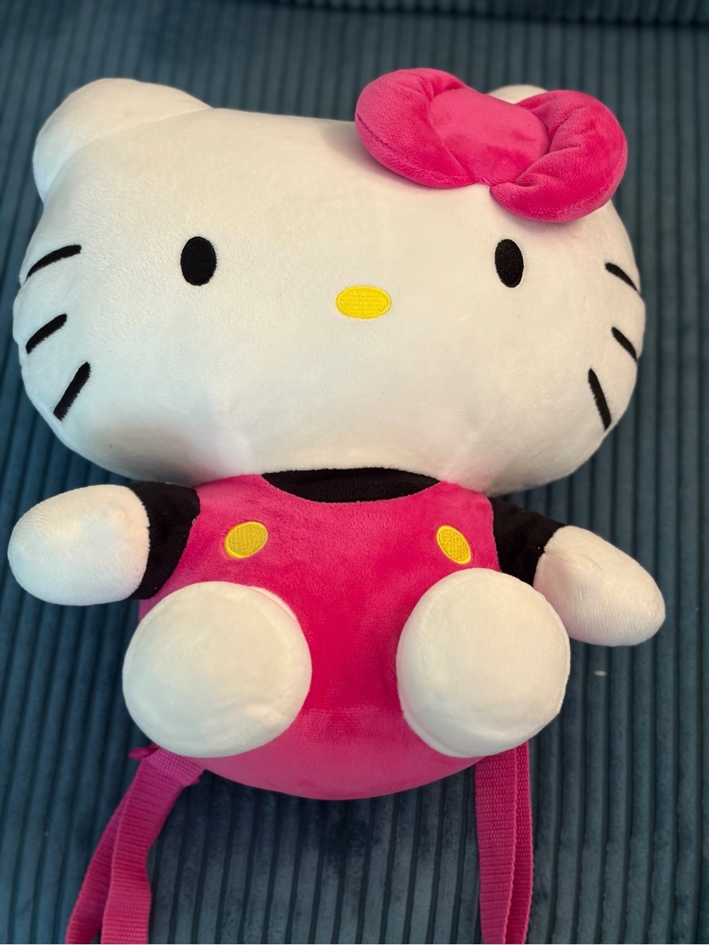 NWT genuine Sanrio Hello Kitty White and Pink Plush Backpack perfect condition